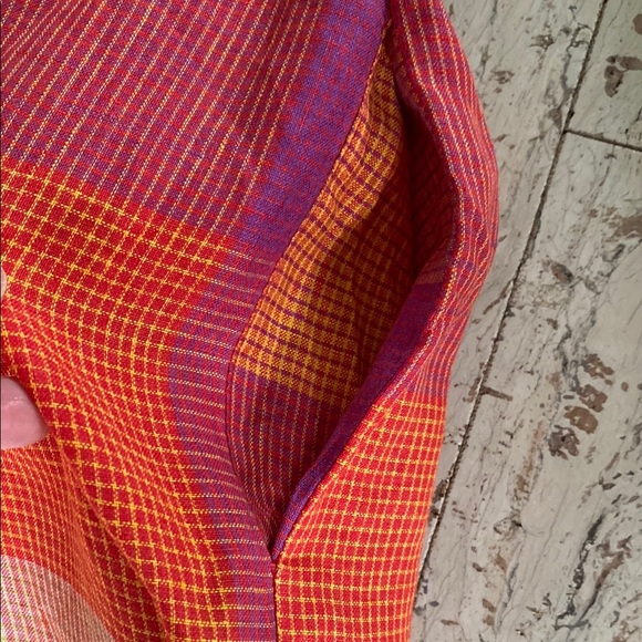 Anthropologie Multicolor Plaid Jumpsuit - Picture 2 of 5